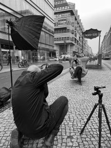 Frank Peters bei der Arbeit